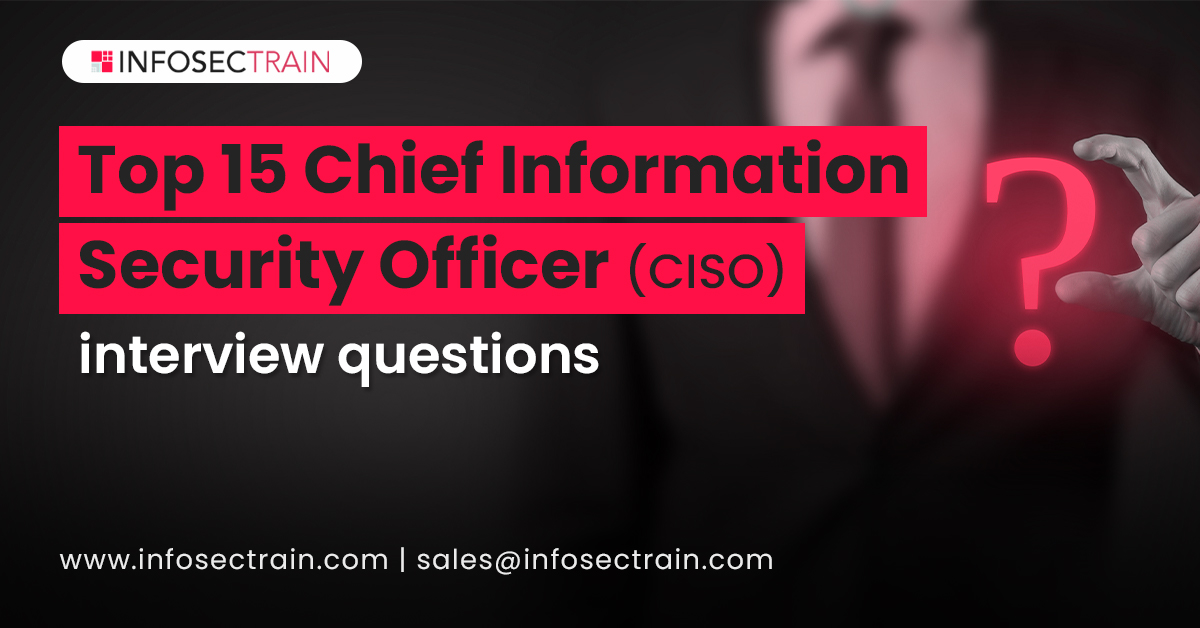 Top 15 Chief Information Security Officer (CISO) interview questions