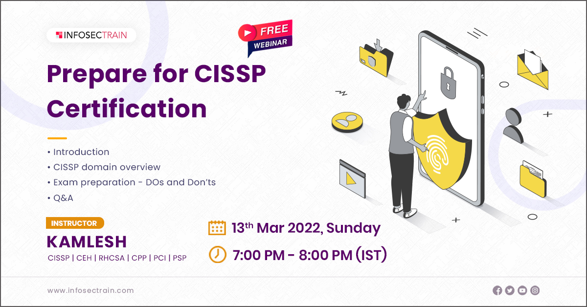 Live Bootcamp Prepare for CISSP Certification with Kamlesh