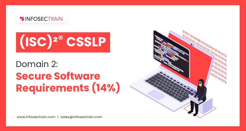 (ISC)² ® CSSLP Domain 2: Secure Software Requirements (14%)