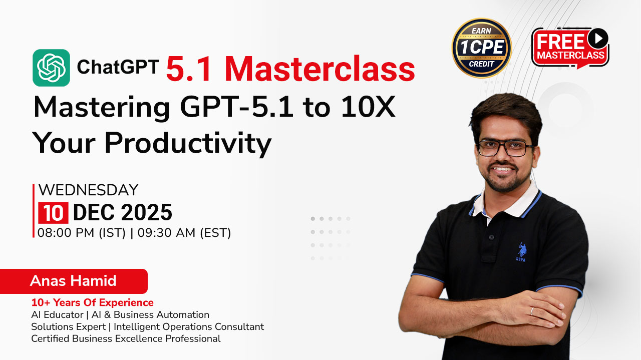 ChatGPT 5.1 Masterclass: Mastering GPT-5.1 to 10X Your Productivity