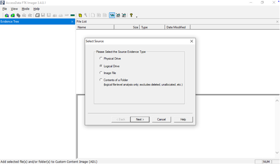 Choose the Evidence Source 2
