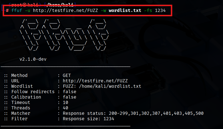 Size-Lines Filtering