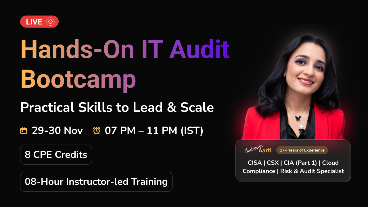 Hands-On IT Audit Skills to Lead & Scale