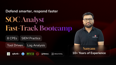 SOC Analyst Fast-Track Bootcamp