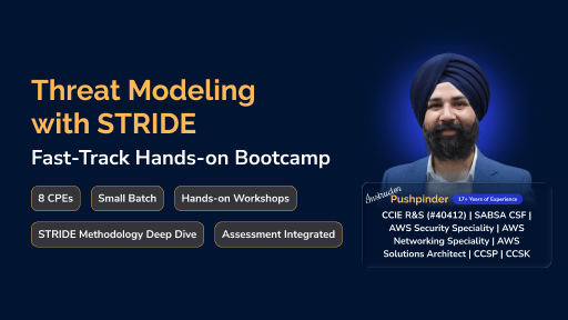 Threat Modeling with STRIDE Fast-Track Hands-on Bootcamp