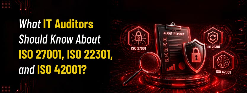 What IT Auditors Should Know About ISO 27001, ISO 22301, and ISO 42001?