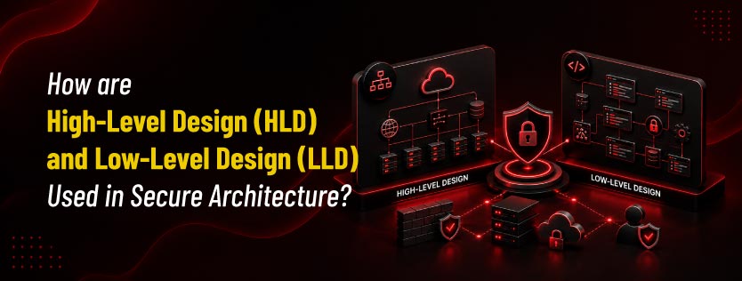 How are High-Level Design (HLD) and Low-Level Design (LLD) Used in Secure Architecture?